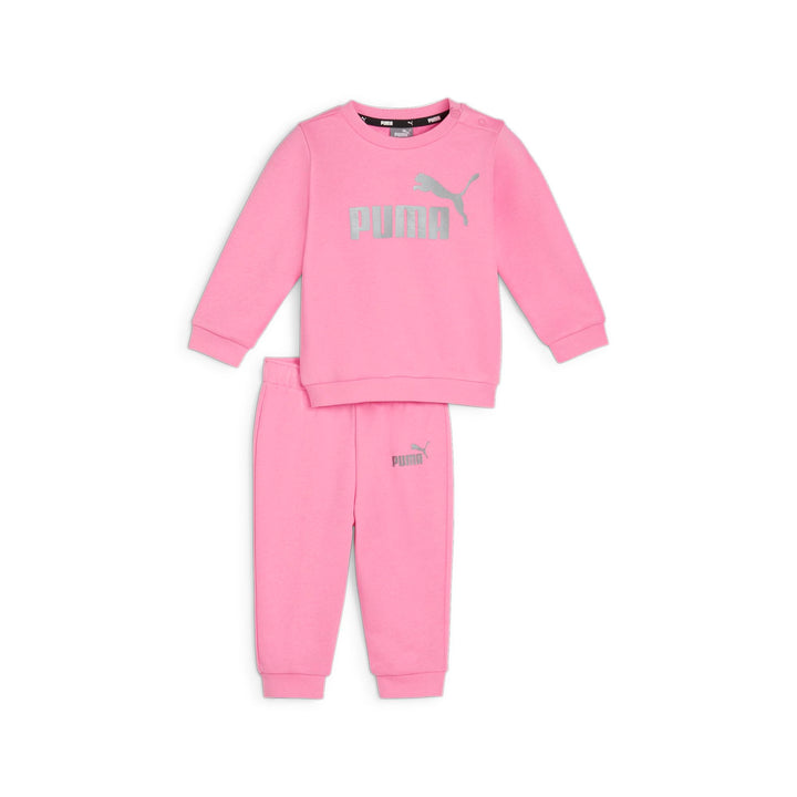 PUMA Unisex Kinder Minicats Ess+ Crew Jogger Fl Trainingsanzug 74 Fast Pink, 74 Fast Pink