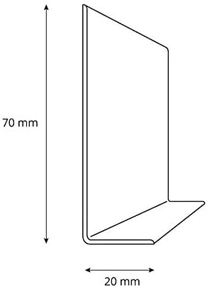 HOLZBRINK Weichsockelleiste Schwarz Knickleiste ohne Klebestreifen, Material: PVC, 70x20mm, 25 Meter
