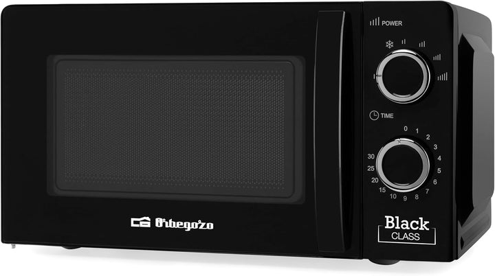 Orbegozo MI 2117 - Mikrowelle mit 20 Liter Kapazität, 6 Leistungsstufen, Timer bis zu 30 Minuten, 70