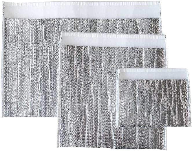 Thermohülle mit Luftpolster 400x400 mm S Kühlverpackung - 100 Stück 400 x 400 mm 100, 400 x 400 mm 1