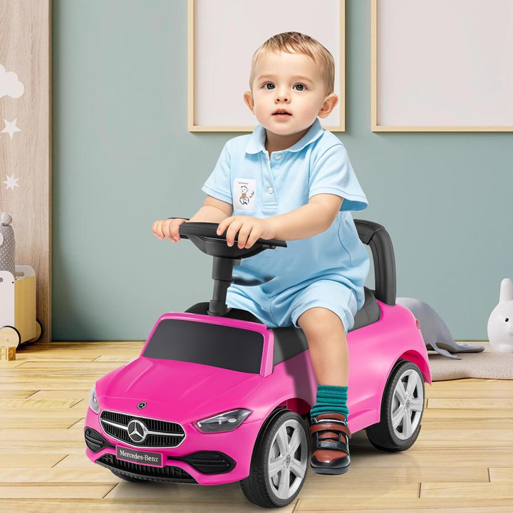 SOARS Kinder Rutschauto, Rutschfahrzeug mit Lenkrad, Sound, Stauraum, Spielzeugauto Jungen & Mädchen