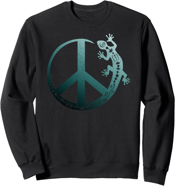 Symbol - Loving Peace Gecko Ornaments 3 - Fan Fun Sweatshirt