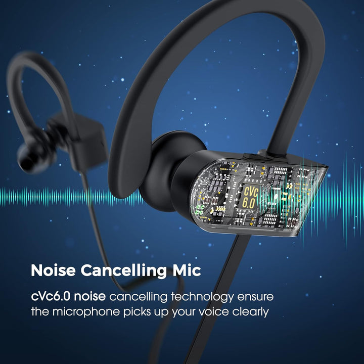 Bluetooth Kopfhörer bieten Bluetooth 5.0, IPX7 Wasserdichtigkeit, mit 16 Stunden Spielzeit und EIN e
