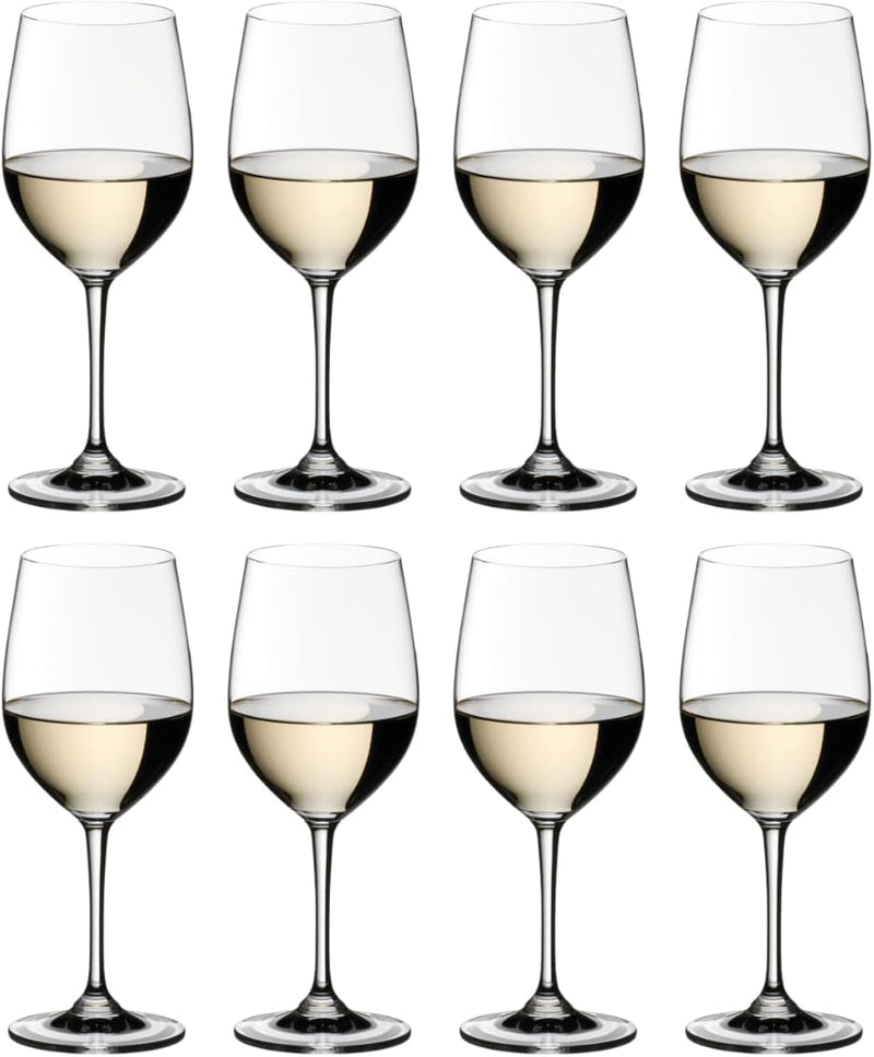 RIEDEL Weissweinglas-Set, Vorteilsset, 8-teilig, für Weissweine wie Chardonnay und Viognier, 350 ml,