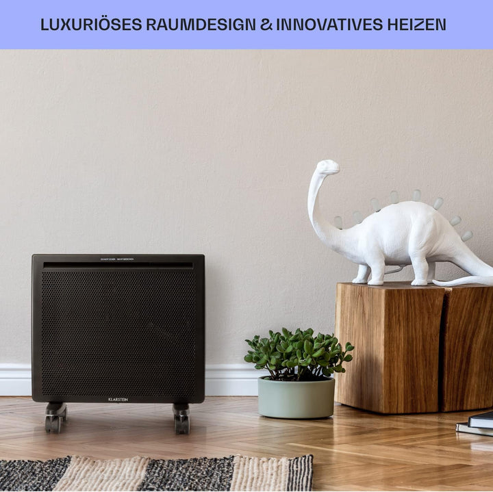 Klarstein Hot Spot Slimcurve Double 2-in-1 Heizgerät - Konvektions- und Infrarotheizung, Überhitzung
