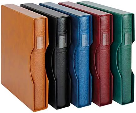 LINDNER Das Original Set: Ringbinder Regular mit Schutzkassette 814, weinrot