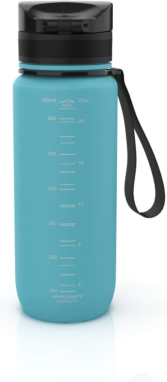 Trinkflasche 350ml I 650ml I 1L I 1,5L für Sport, Outdoor, Schule, Fitness &amp; Kinder - Wasserflasche
