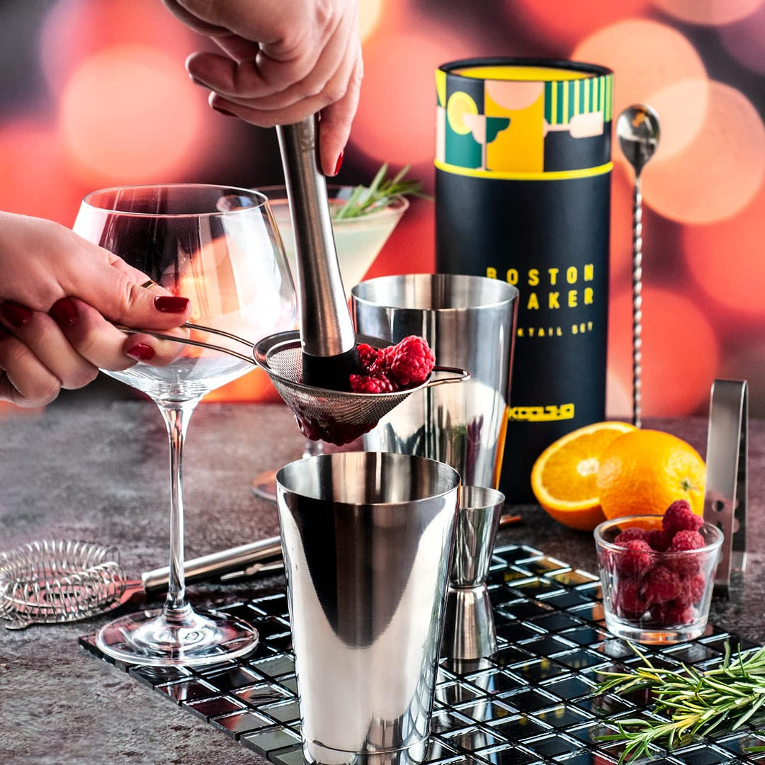 Boston Shaker Set Barkeeper Cocktailshaker, Tin Tin Shaker Bar Set, Profi Cocktail Set Boston Shaker