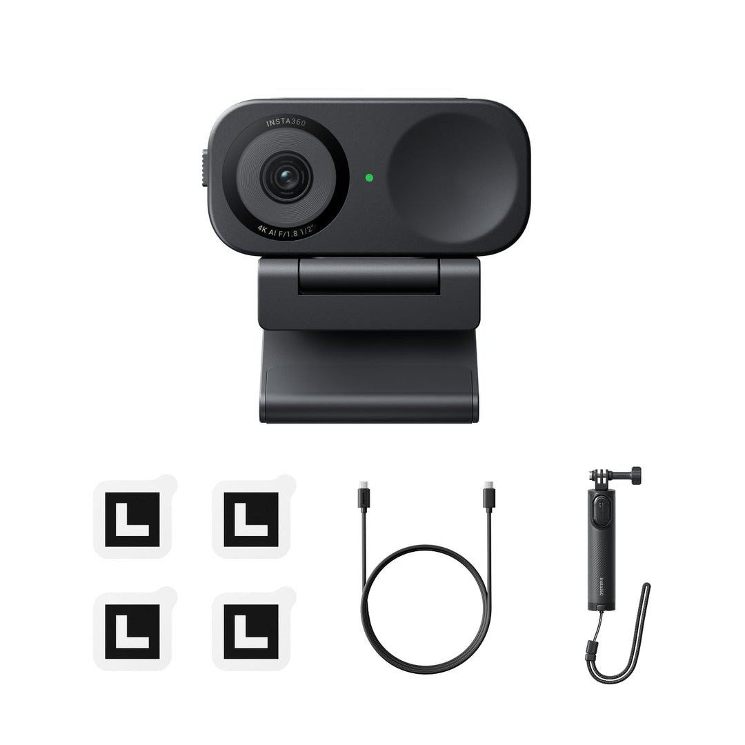 Insta360 Links2C Stativ-Paket 2.0 Graphitschwarz Stativ-Bundle 2.0, Graphitschwarz Stativ-Bundle 2.0
