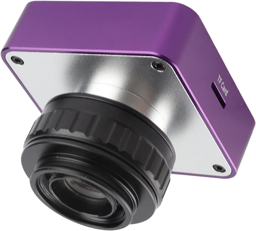 Eujgoov 51MP Mikroskopkamera C-Mount Kamera für Trinokulares Stereomikroskop AC100‑240V (EU Plug)