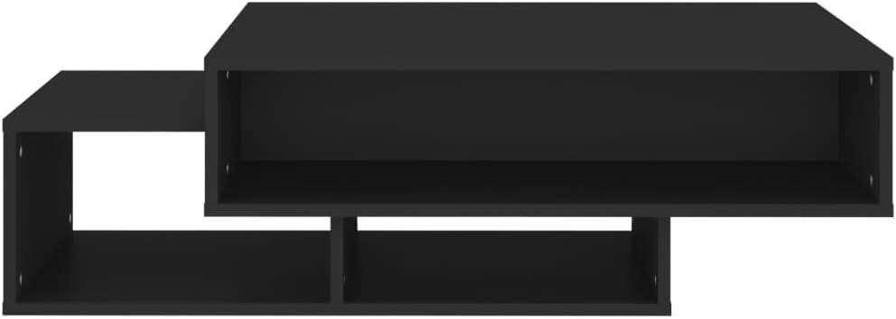 vidaXL Couchtisch Schwarz 105x55x32 cm Spanplatte