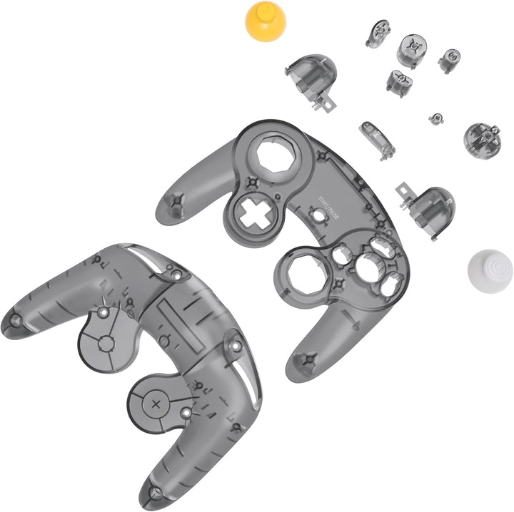 eXtremeRate Grips Case Shell kompatibel mit Nintendo Game Cube Controller, DIY-Ersatz Griff Gehäuse/