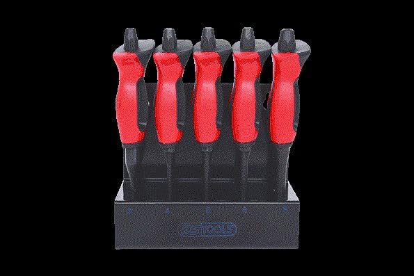 KS Tools 156.0220 Durchtreiber-Satz mit Handschutzgriff,5-tlg