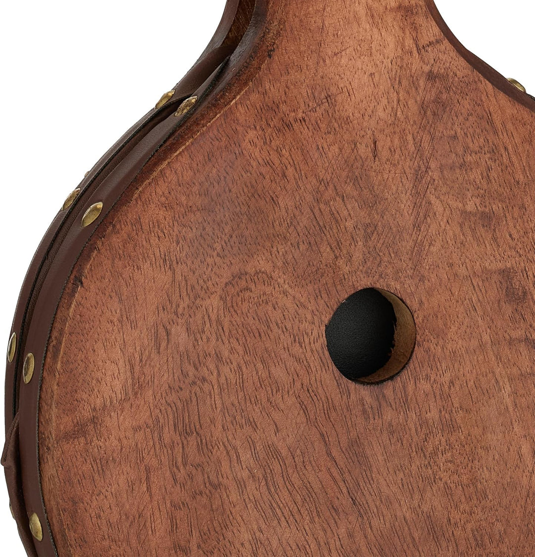 Relaxdays Blasebalg, Holz, Luftgebläse für Grill & Kamin, Länge: 47 cm, rustikales Design, Handblase