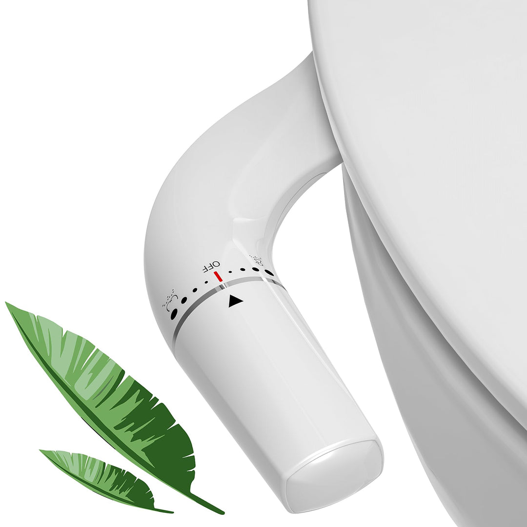Bidet Aufsatz für Toilette - WITHLENT minimalistisches Bidet für Toilette mit nicht elektrischer Dop