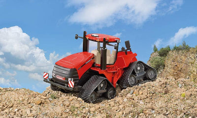 siku 3275, Case IH Quadtrac 600 Raupenschlepper Traktor, 1:32, Metall/Kunststoff, Rot, Funktionales