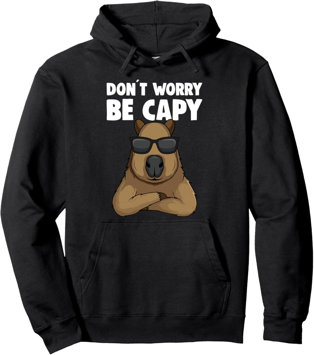 Capybara Kinder Jungs Damen Pullover Hoodie
