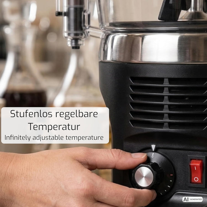 Saro 175-1145 Kakaodispenser Modell Nina, 5 L, 1100 W, schwarz