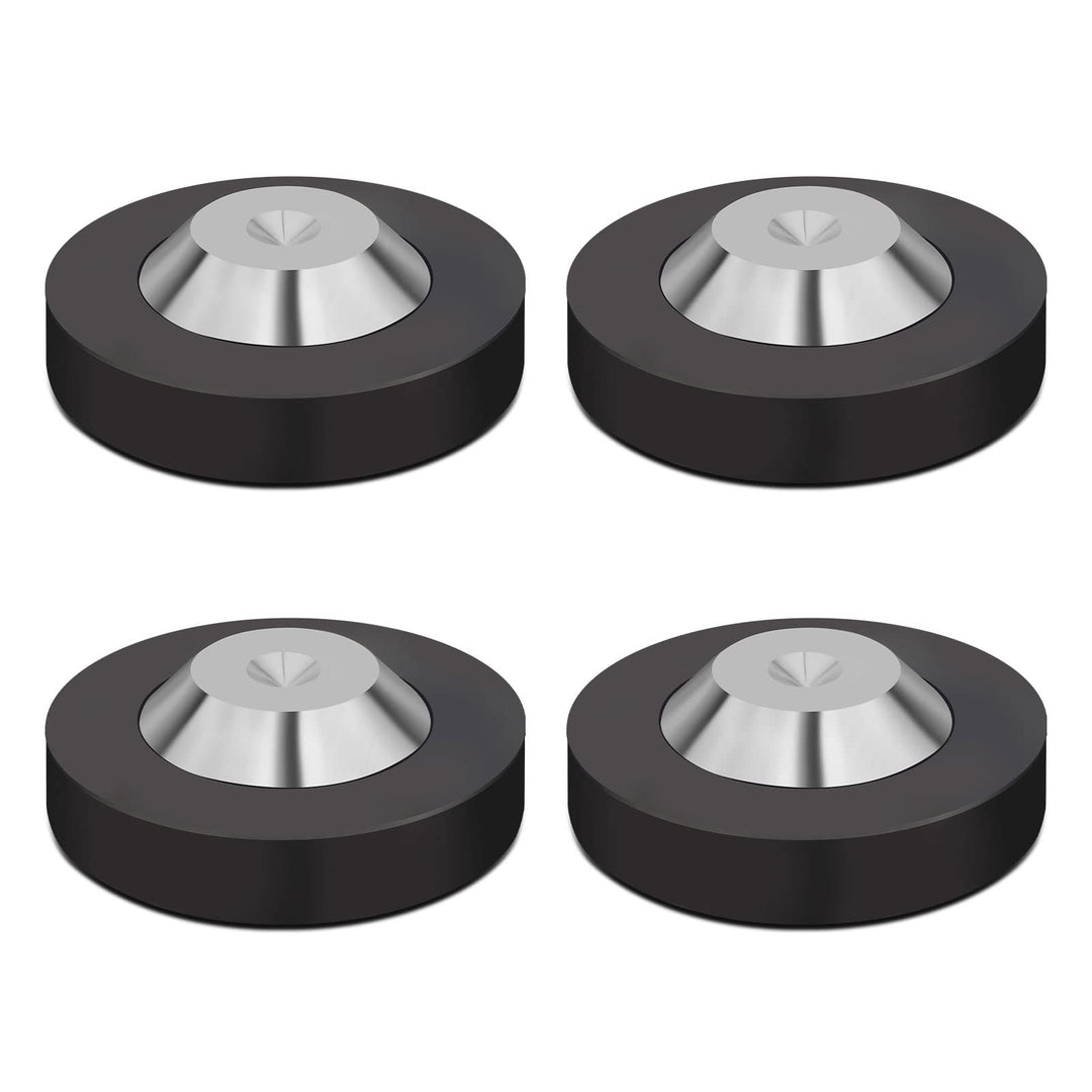 Lautsprecherfüsse 4 Pcs 39mm×13mm mit POM Edelstahl-Lautsprecherpads HiFi Geräte Füsse für HiFi-Laut