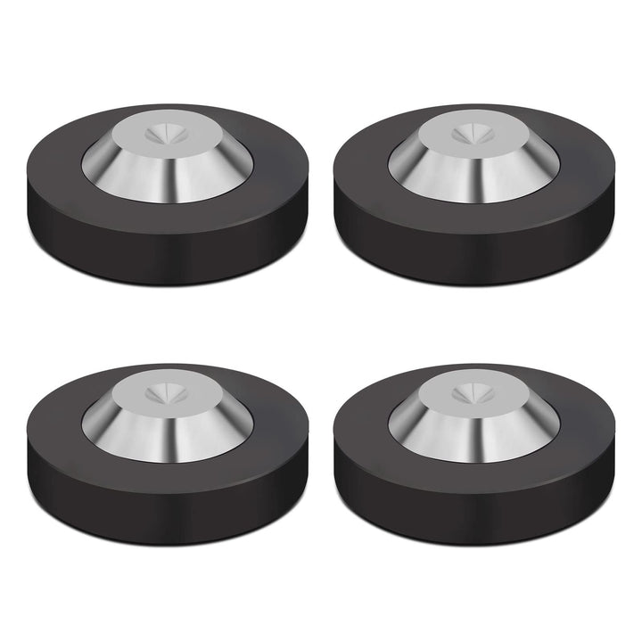 Lautsprecherfüsse 4 Pcs 39mm×13mm mit POM Edelstahl-Lautsprecherpads HiFi Geräte Füsse für HiFi-Laut