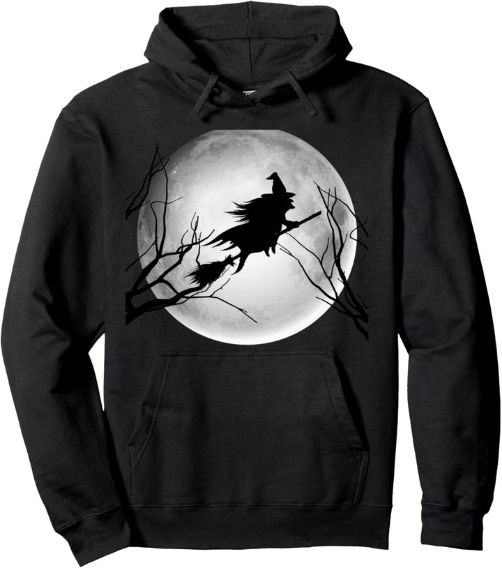 Hexe Vollmond Halloween Kostüm juckend Frauen Teenager Mädchen Pullover Hoodie