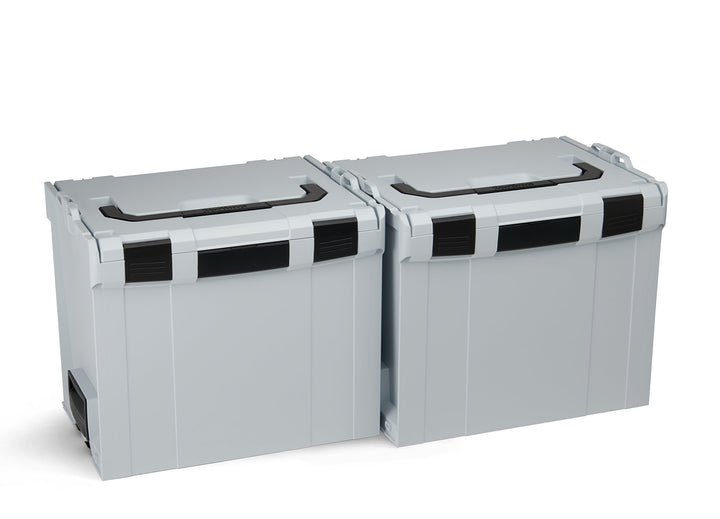 Sortierkasten tragbar | 2x Bosch Sortimo L BOX 374 | Werkzeug Organizer Box | Sortimentsbox Kunststo