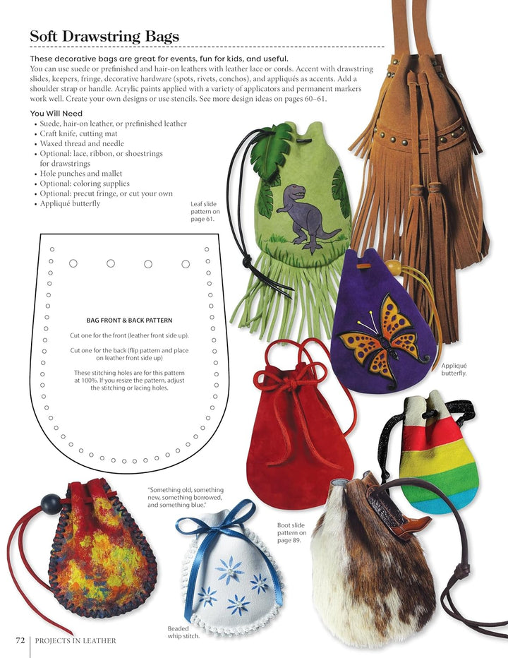 Projects in Leather: Techniques, Patterns, and Step-by-step Instructions for Making over 20 Projects