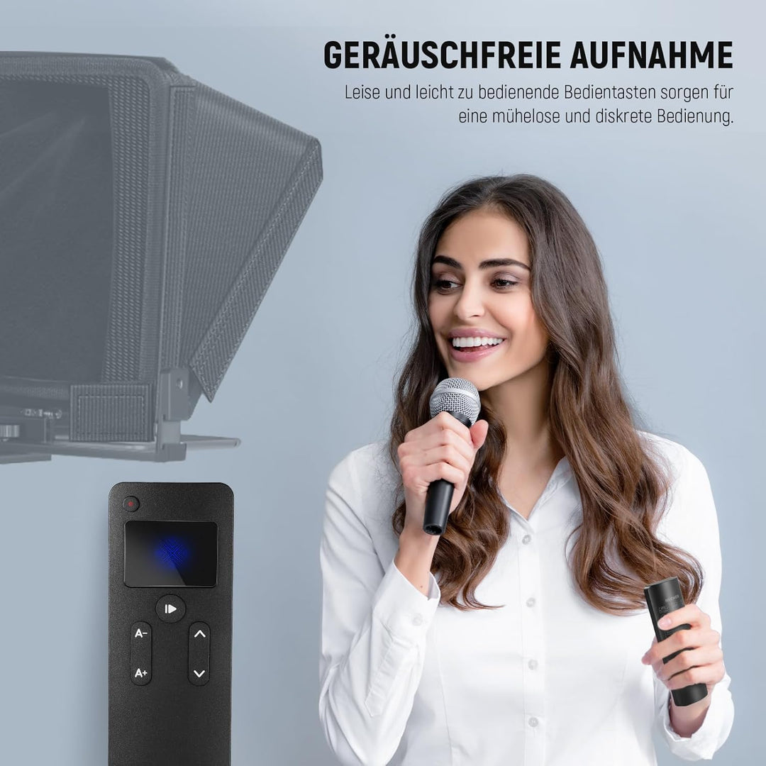 NEEWER RT113 Fernbedienung für NEEWER Teleprompter App, aktualisiert mit direkter Bluetooth Verbindu