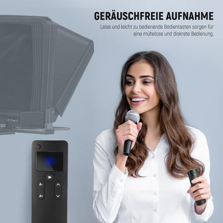 NEEWER RT113 Fernbedienung für NEEWER Teleprompter App, aktualisiert mit direkter Bluetooth Verbindu