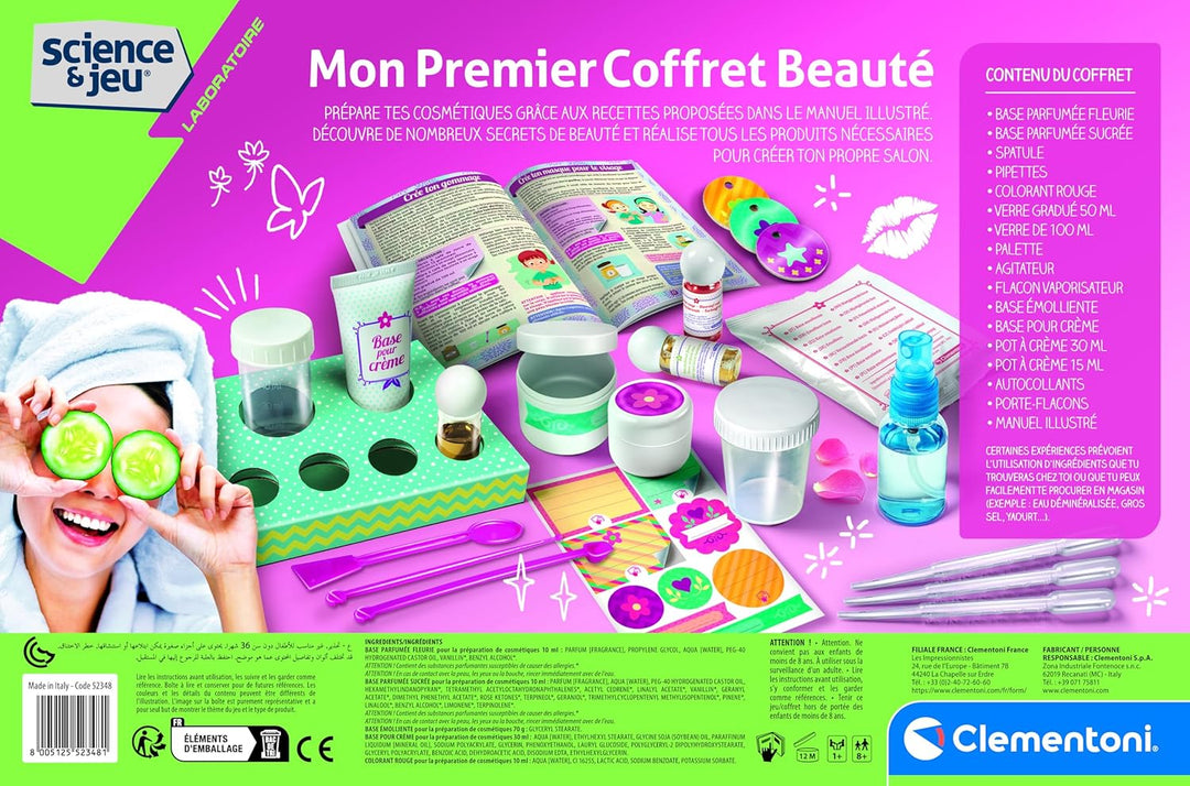 Clementoni Science & Jeu-Mon Premier Beauté-Set, 52348, Mehrfarbig