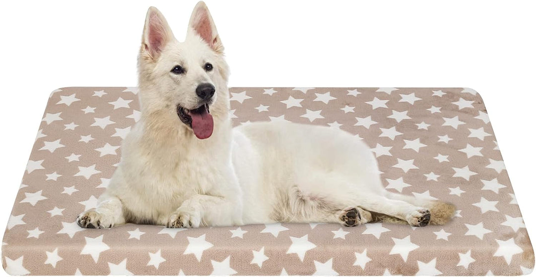 EMPSIGN Hundebett, Hundekissen passend für Käfige, Hundematte mit Abnehmbarem und waschbarem Bezug f