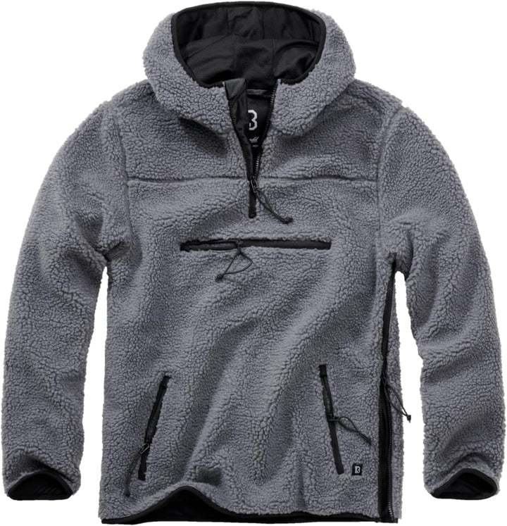 Brandit Teddyfleece Worker Pullover S Anthrazit, S Anthrazit