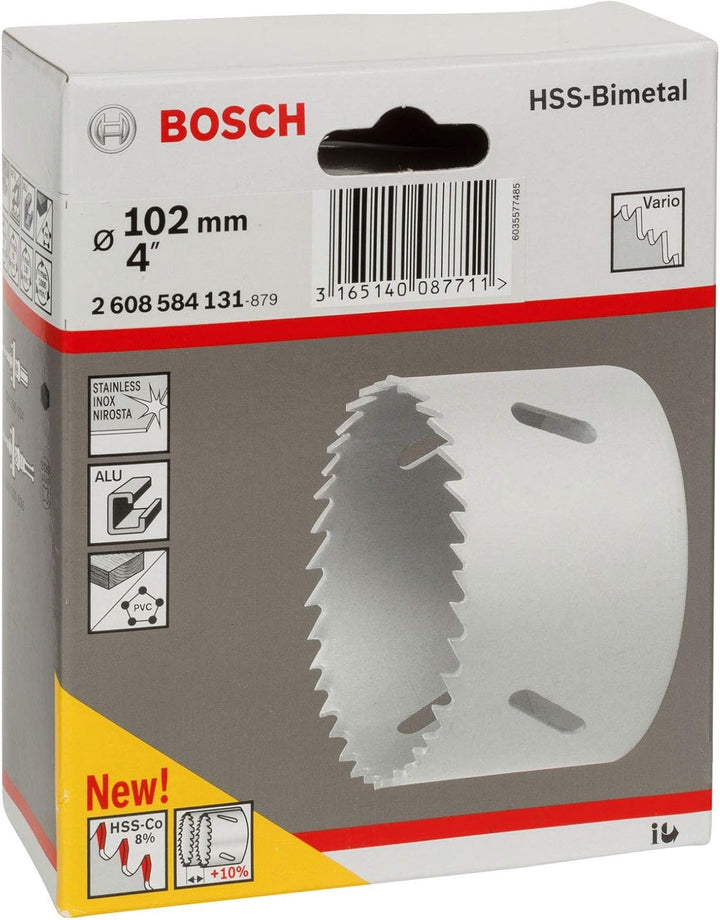 Bosch Professional 1x Lochsäge HSS Bimetall für Standardadapter (für Metall, Aluminium, rostfreiem E