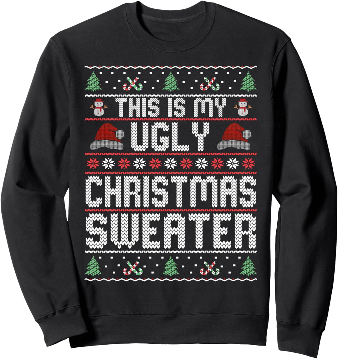 Das ist mein hässlicher Weihnachts-Tee-Pullover Sweatshirt