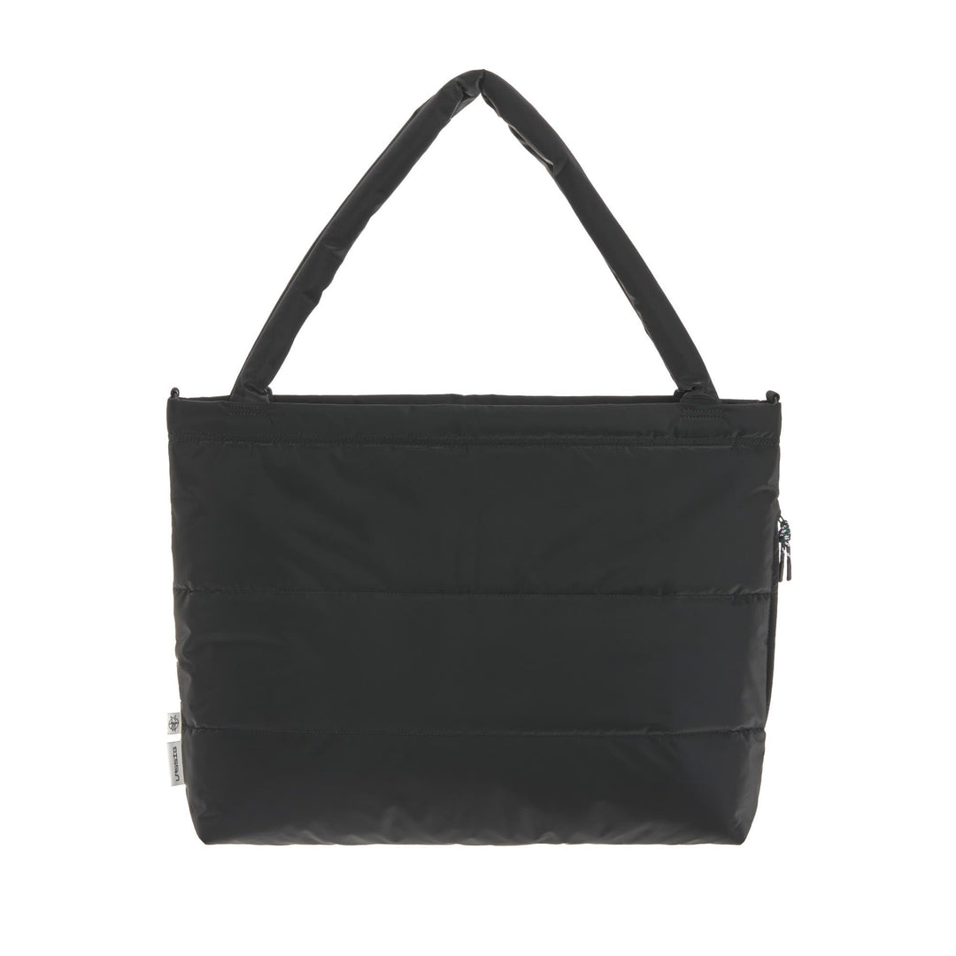 LÄSSIG Baby Wickeltasche Shopper mit Kinderwagenbefestigung/MIX Shopper black Schwarz, Schwarz