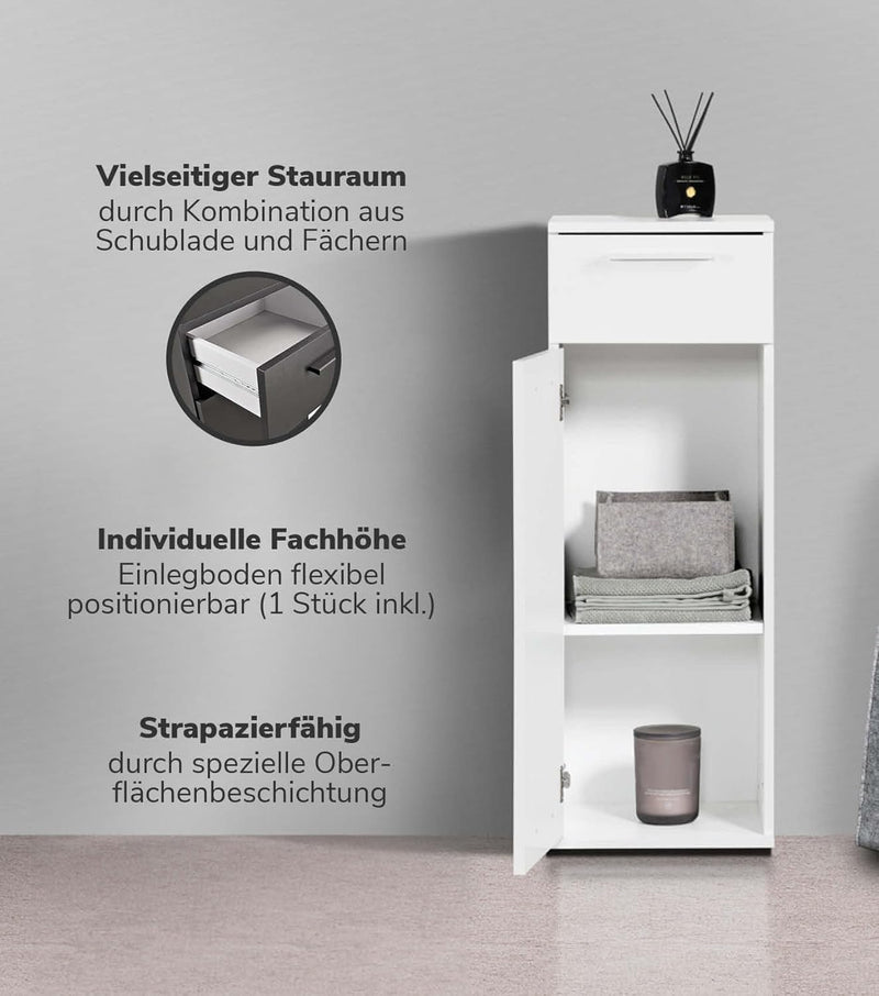 mokebo® Bad-Beistellschrank schmal &
