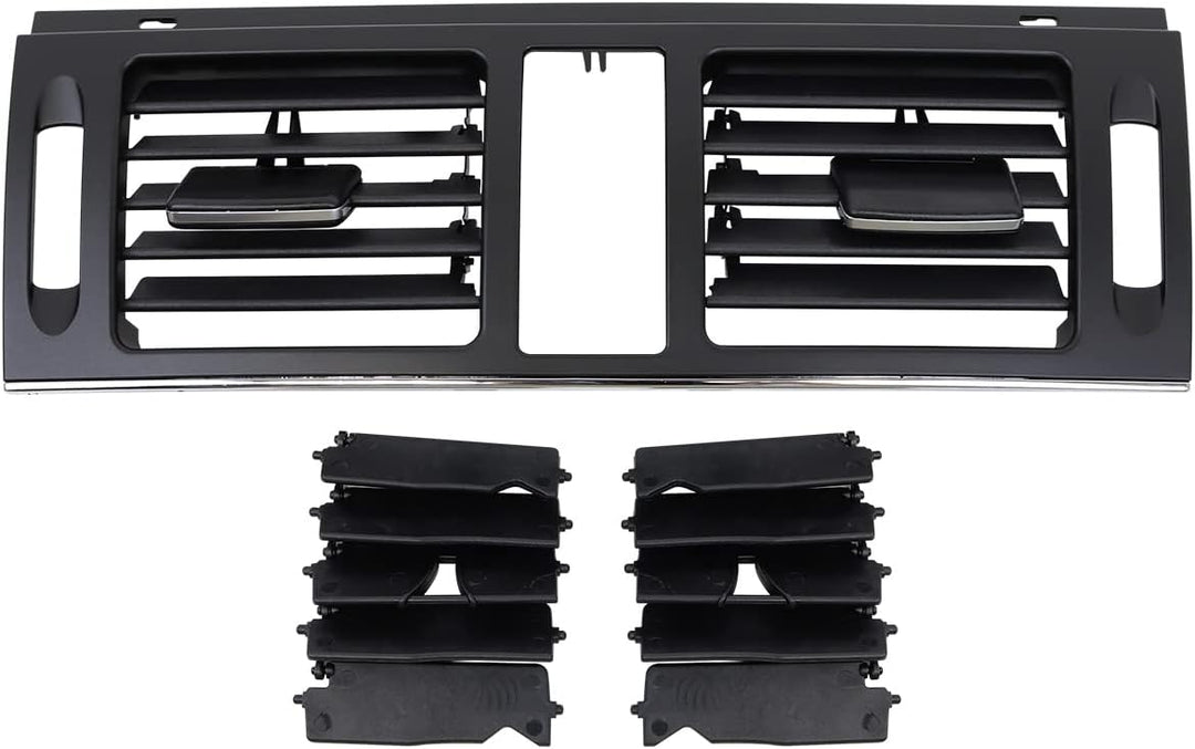 EULIMBQS Front Center Air Grill Outlet Cover für Mercedes Benz W204, AC Vent Grille Outlet Cover Pan