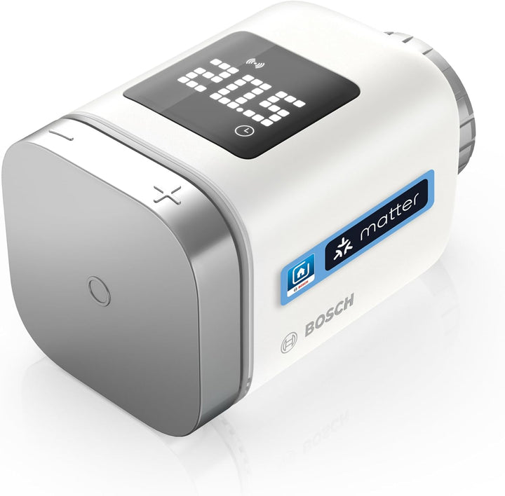 Bosch Smart Home Heizkörperthermostat II [+M], smartes Thermostat, Flexible Nutzung im Bosch Smart H