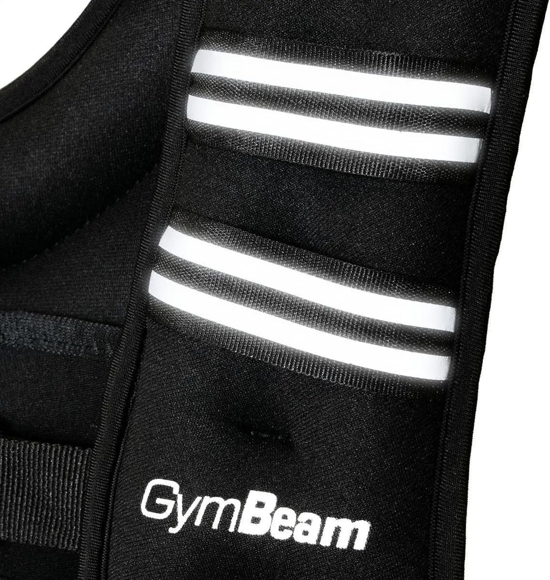 GymBeam Gewichtsweste - Effektives Fitness-Accessoire, mit Klettverschluss, anpassbares Gewicht, ver