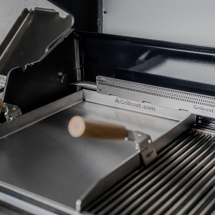 Edelstahl Grillplatte - Plancha 43,5 x 33cm - für Broil King Baron 43.5x33cm - Broil King Baron, 43.
