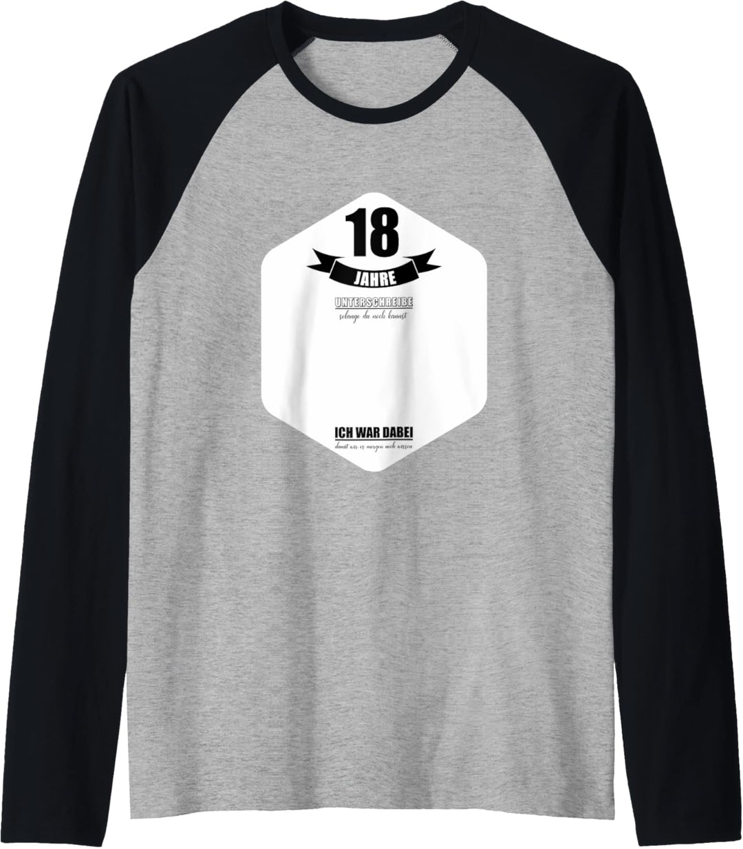 18 Jahre Geburtstag Party Lustiges 18 Geburtstag Gästebuch Raglan