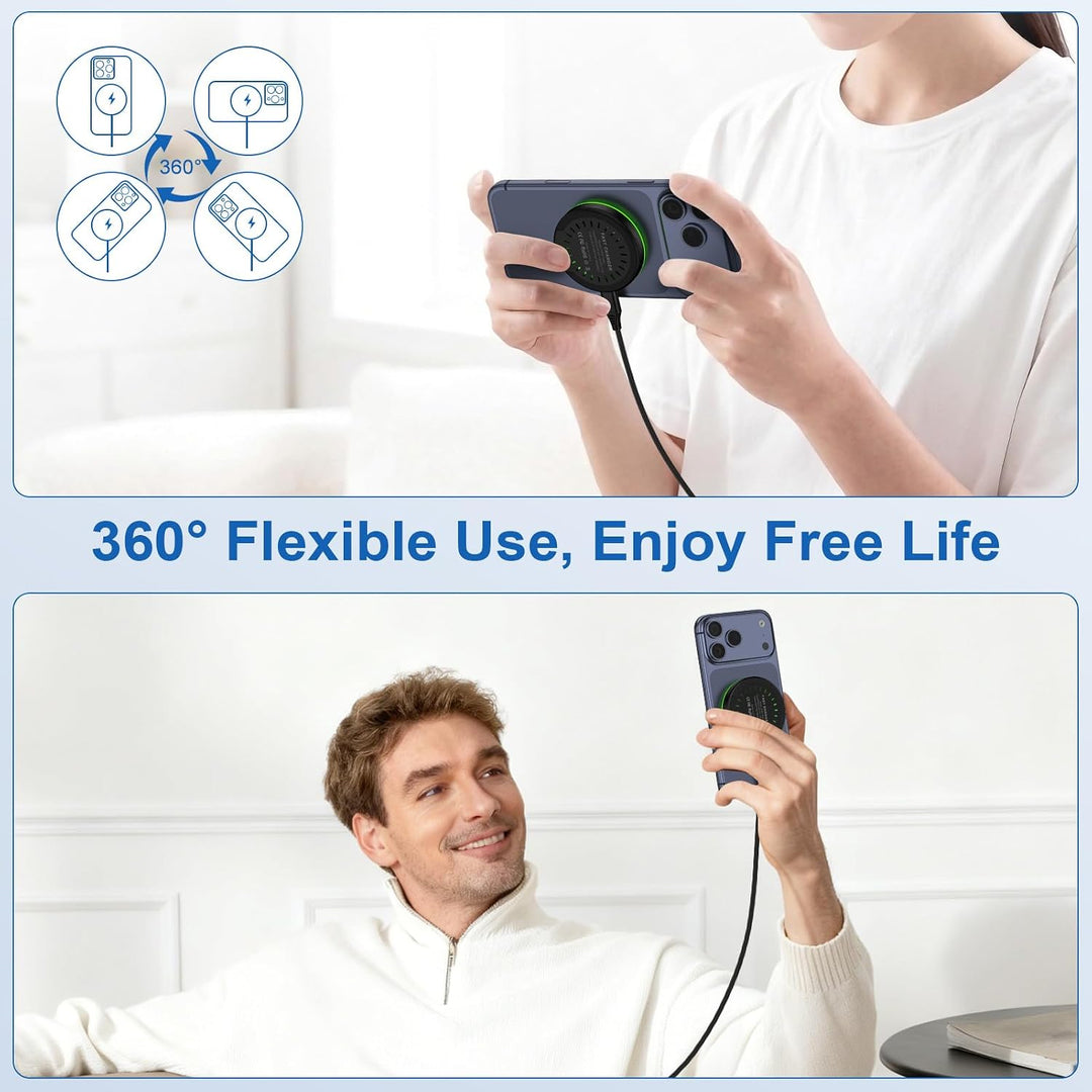 25W Magnetisches Induktive Ladestation für MagSafe Kabelloses Ladegerät für Samsung Galaxy S26 Ultra