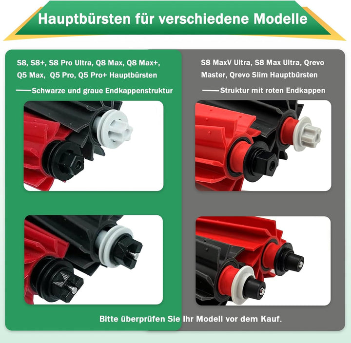 Hauptbürste für Roborock S8 / S8+ / S8 Pro Ultra, Q8 Max / Q8 Max+, Q5 Max, Q5 Pro / Q5 Pro+ – DuoRo