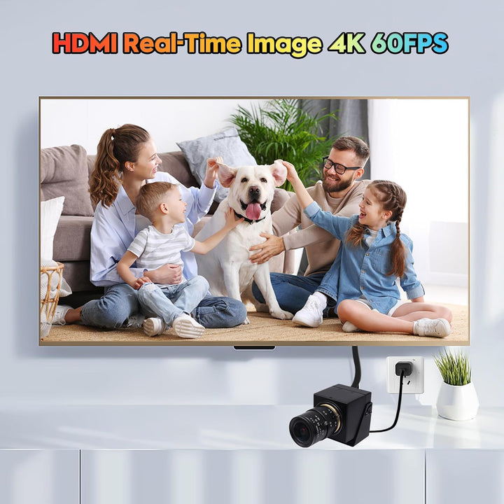 Svpro HDMI USB Zoom Kamera 4K 60fps USB3.0 Manueller Fokus Webcam mit 2.8-12mm optischem Zoomobjekti