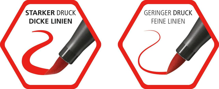 Premium-Filzstift mit Pinselspitze, Premium-Filzstift & Fineliner - STABILO Pen 68 brush, Pen 68 & p