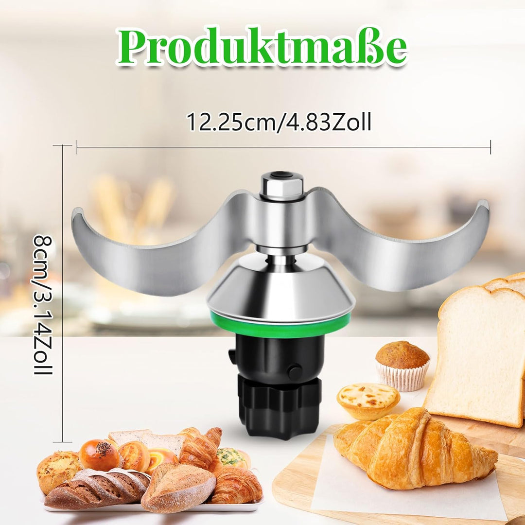 Hossom Teigmesser für Thermomix TM6/ TM5, Ersatzteile für Thermomix Messer, Edelstahl Teigmischmesse