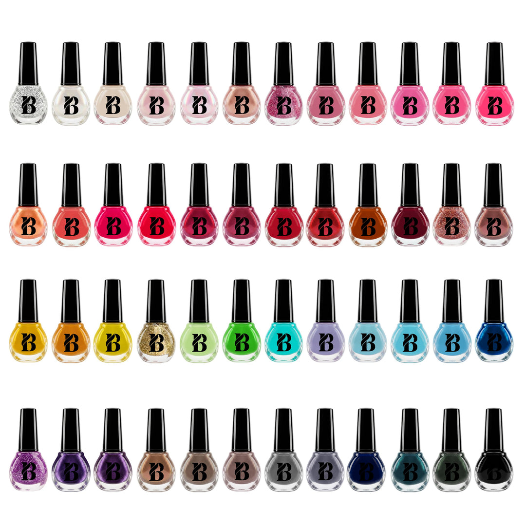 Envie de Color Nagellack-Set - Komplette Kollektion von 48 leuchtenden, Perl-, Pastell- und klassisc