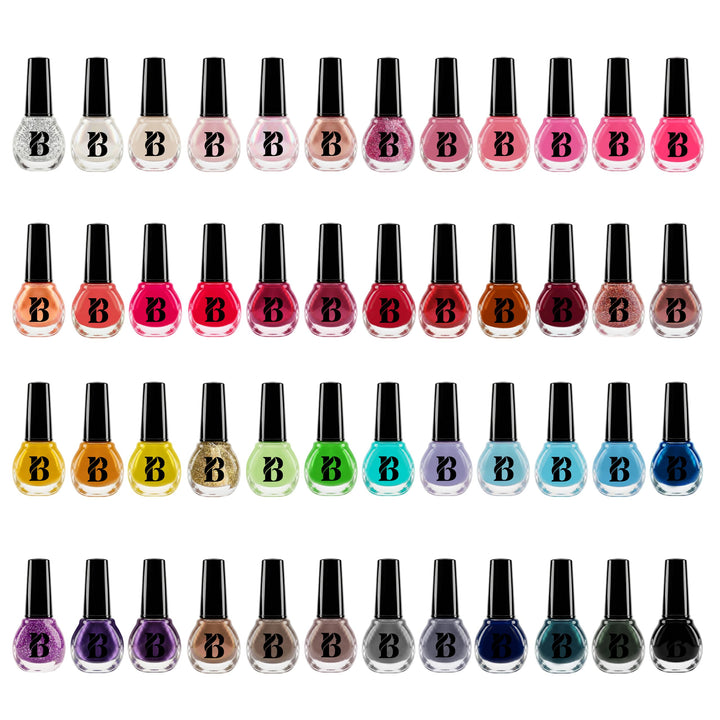 Envie de Color Nagellack-Set - Komplette Kollektion von 48 leuchtenden, Perl-, Pastell- und klassisc