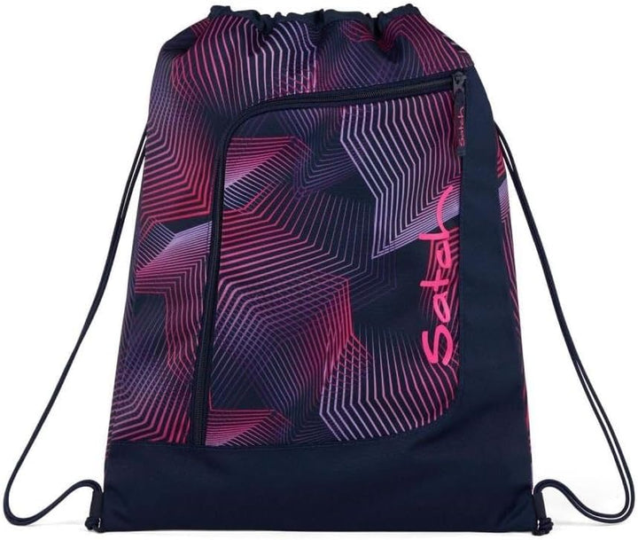 Satch Match Plus Schulrucksack Set 3tlg. inkl. Schlamperbox und Sportbeutel (Seismic PinK), Seismic