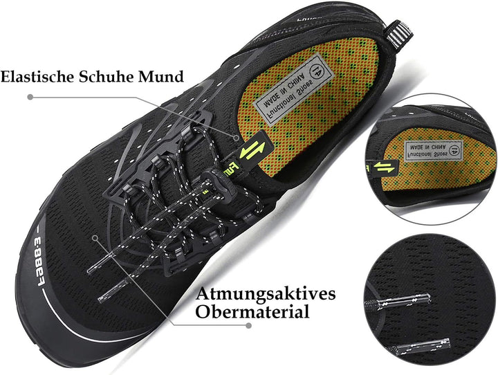 SAGUARO Badeschuhe für Herren Damen - 7/9 Drainagelöcher Schnelltrocknende rutschfest, Gr 35-48 39 E